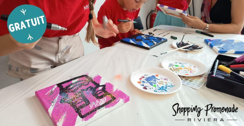Les ateliers créatifs du samedi au Shopping Promenade Riviera à Cagnes-sur-Mer